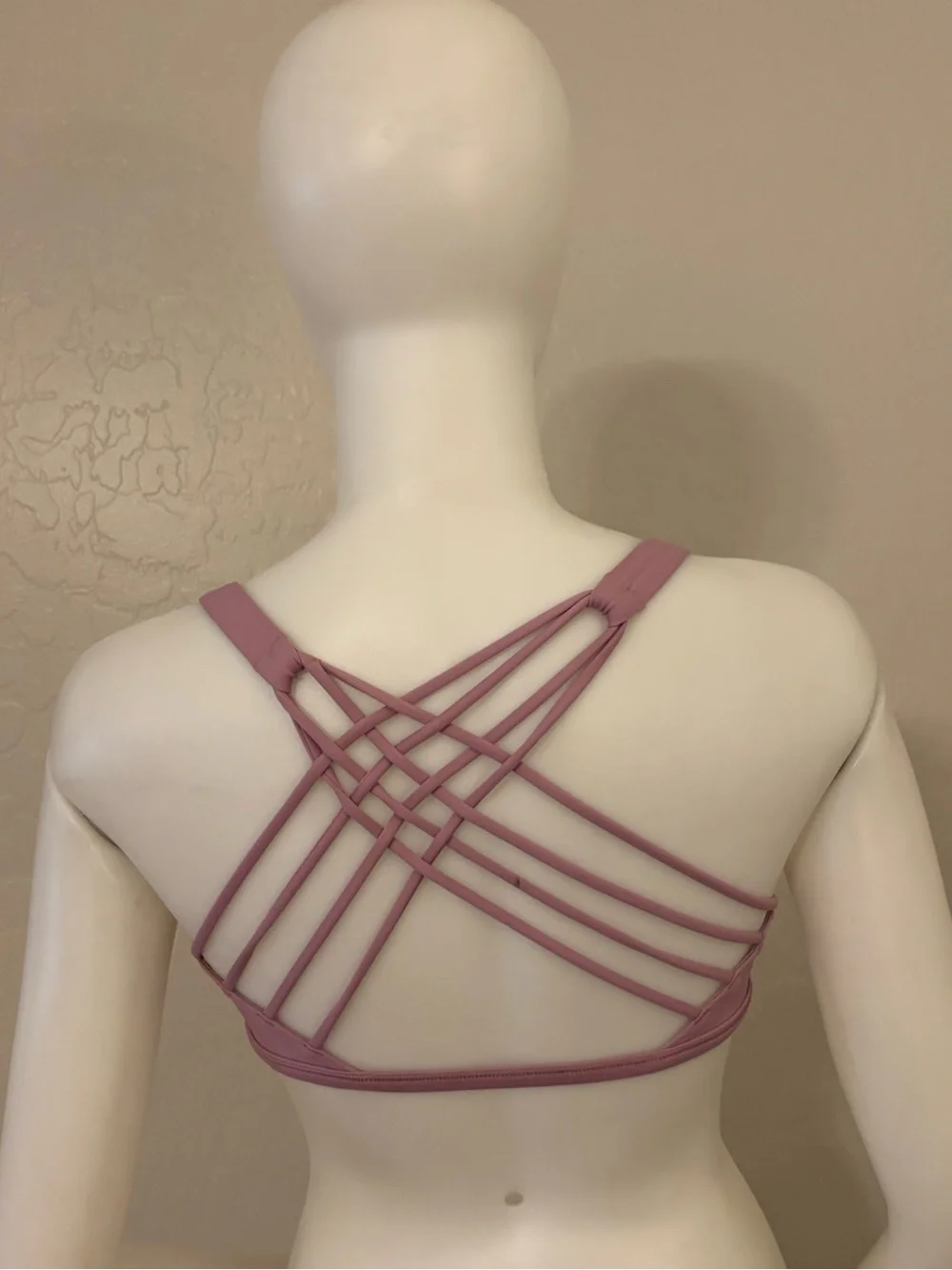 Lululemon Free To Be Bra (Wild) Vintage Mauve Size 10
